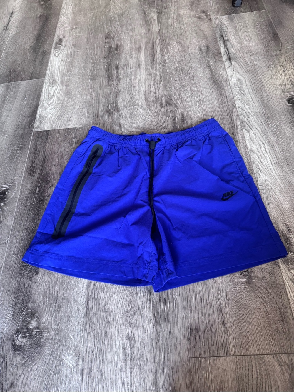 Nike Men's Blue Athletic Shorts with Black Accents running standard fit